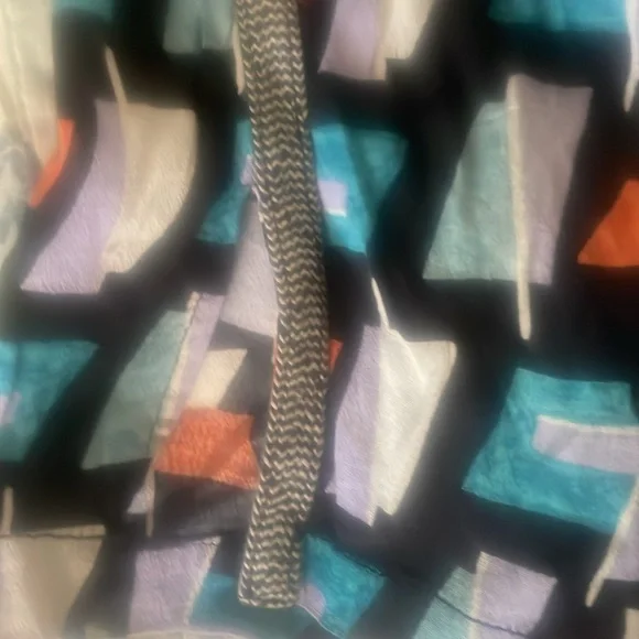 Anthropologie Geometric Patterned Pants  hei hei Ginza M - Picture 2 of 9